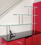 Glass Shelves Supported By Standoffs